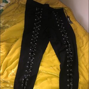 POSTR GIRL black stretch leggings